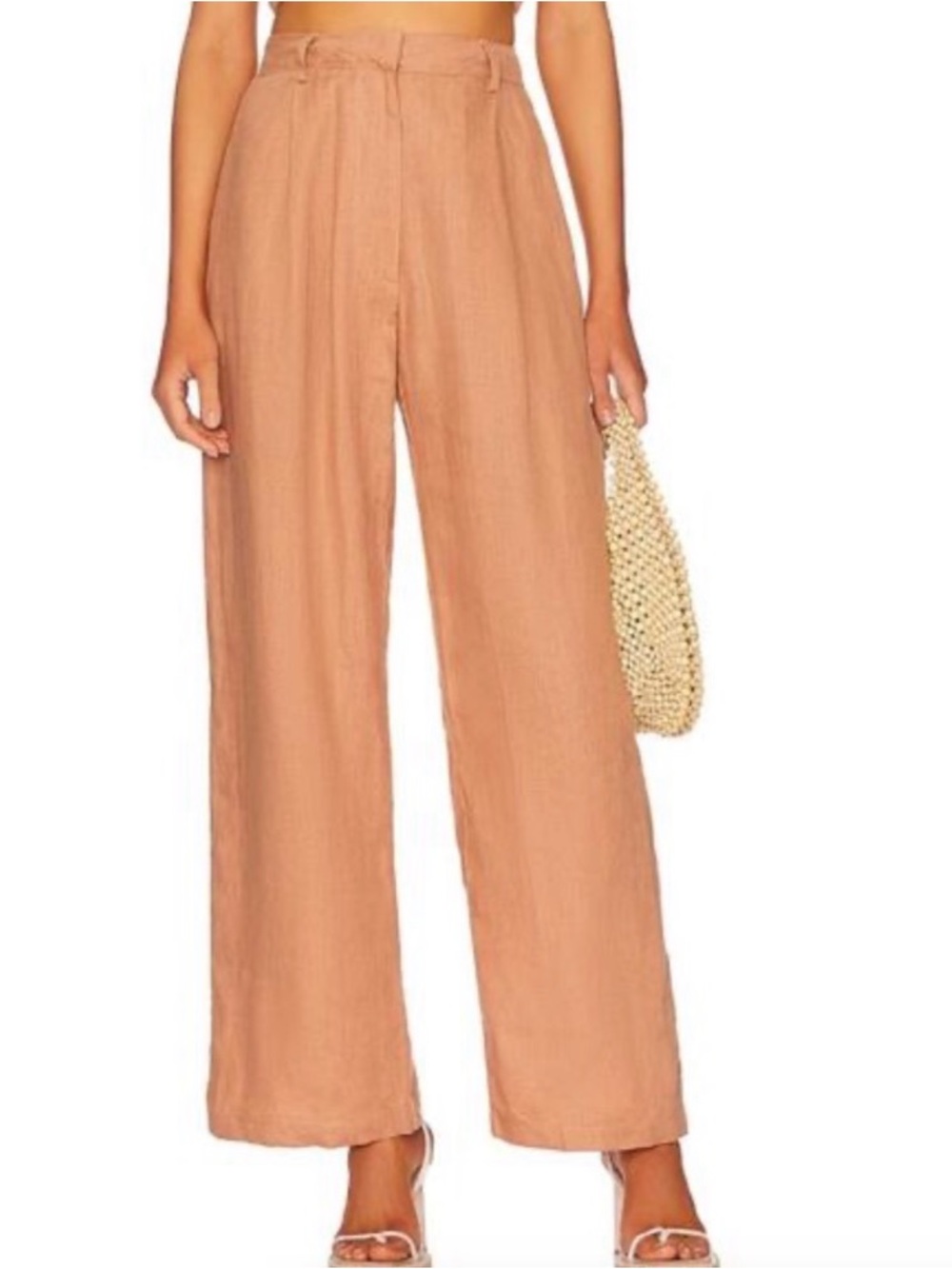 Faithfull the Brand  Linen Wide Leg Pants Size S
